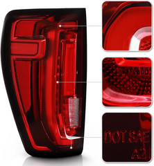 – for [Factory LED Type] 2019-2023 GMC Sierra 1500 Full LED Tail Lights Brake La