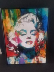 Marily Monroe Hand Crafted Photo Art Glamour Shot Plaque 16″