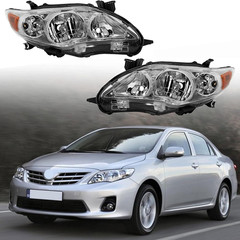 Headlights Front Head Lamps Replacement for 2011 2012 2013 Corolla S XRS Headlig