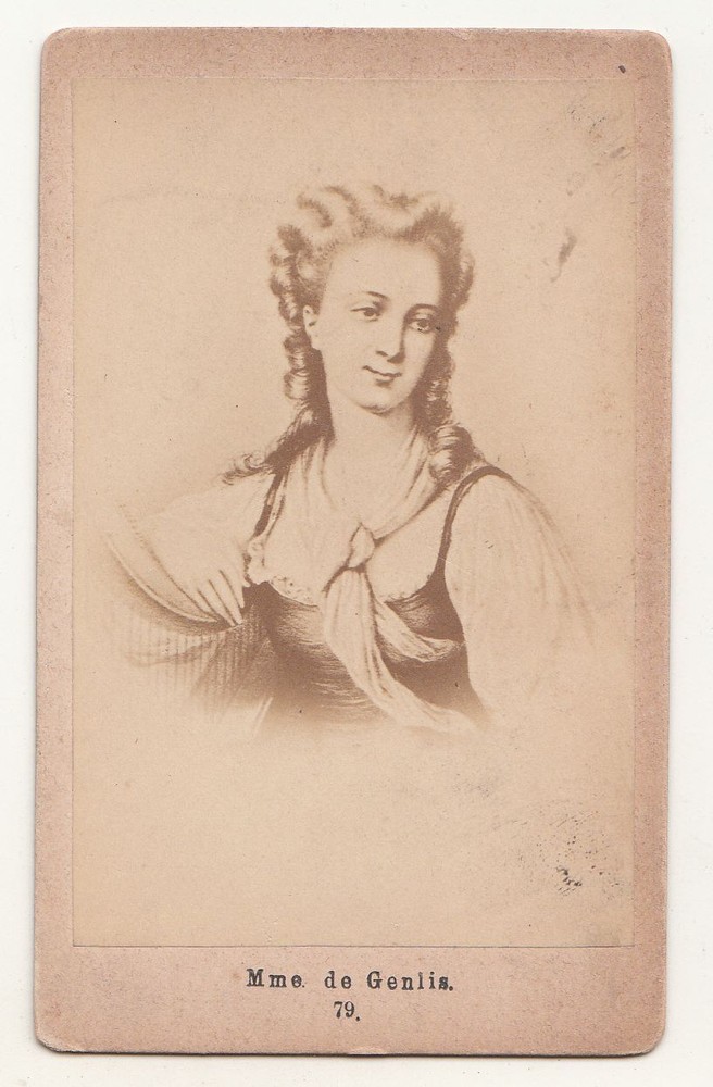 CdV photo Félicité de Genlis French lady-in-waiting & writer 1880 (f2220
