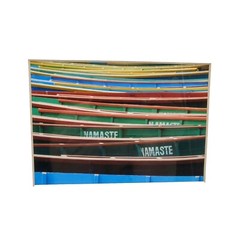 Framed Photo of Rowboats on Phewa Lake in Pokhara Nepal 2008