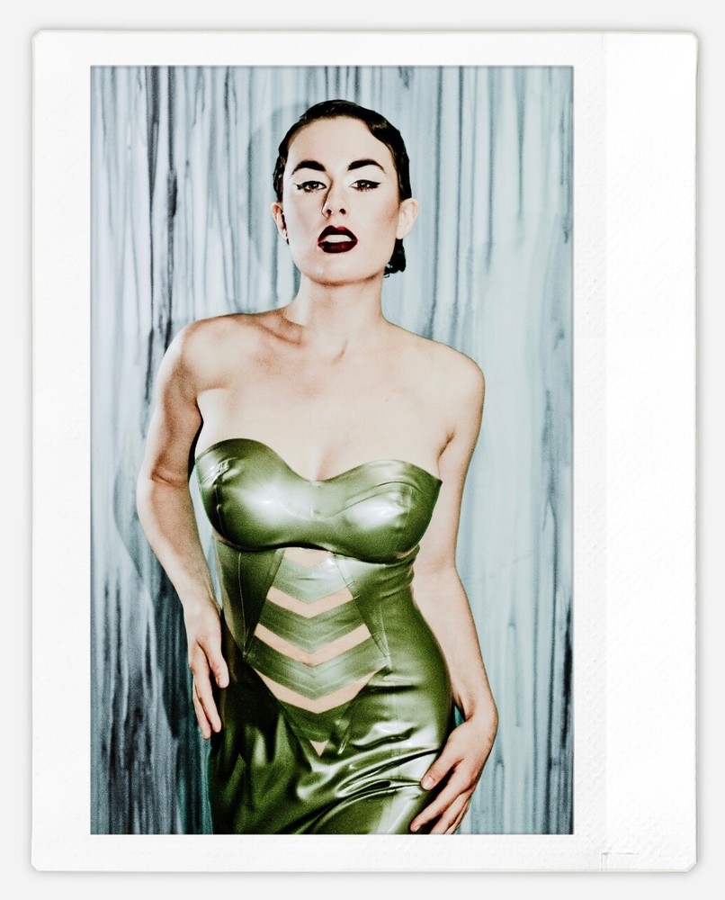 Art model Olive Glass Instax Wide Instant Film Print
