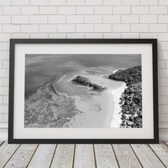 Trunk Bay, St John Beach Aerial Photography Wall Art Decor, USVI Islands
