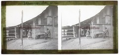 Vietnam Crush The Corn Photo c1910 Plate De Verre n2 Stereo Vintage