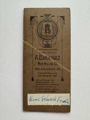 orig. CDV photo photography picture child old fashion around 1910 Berlin Birkholz girl