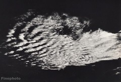1931 Vintage 8×10 AVIATION AIRPLANE Cloudscape Clouds Aerial GEORG AUGUST WELTZ