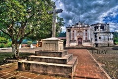12X18 PHOTO OF THE CURCH OF SAN JUAN DEL OBISPO IN ANTIGUA GUATEMALA,Guatemalan