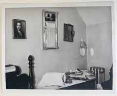 WALKER EVANS Original SIGNED Silver Gelatin «Interior with Headboard» 1933