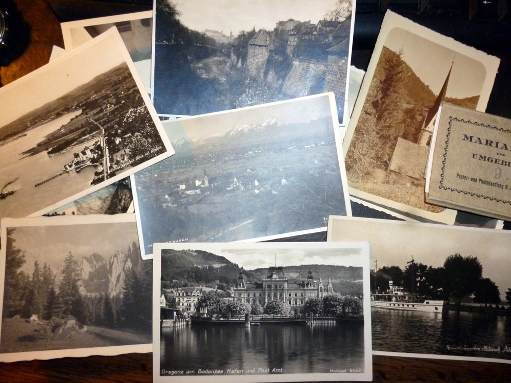 Austria, Tirol, Alpen, lot with 25 original photos and postcards from 1930`s