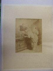 Jean-Louis Hamon. Signed photo of the painter «Boutique à 4 sous» 1866