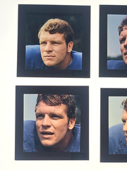Vtg 60s MIKE CURTIS RC BALTIMORE COLTS PORTRAITS Richard Stacks FOOTBALL NFL