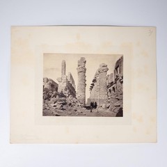 Francis Frith British Albumen Photograph Hypostyle Hall Columns Karnak Egypt