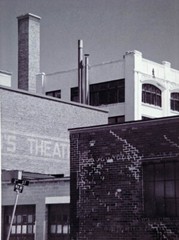 Art Photography Black and White City Scape 5 1/2 X 8 1/2 in Michigan Signed