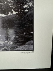11×14 Photograph Moraine Lake, Banff Matted & Signed By Photographer