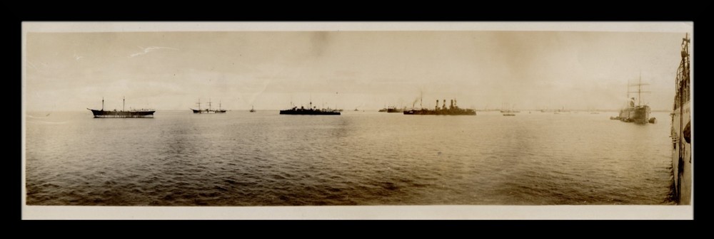 Real Panoramic Photographic Print of Philippines ca 1900-10 (11 3/4″x3 1/4″ ) G