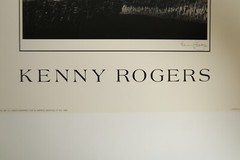 Kenny Rogers 8″ x 10″ Landscape Photo Black & White 1987 Litho Forest & Lake