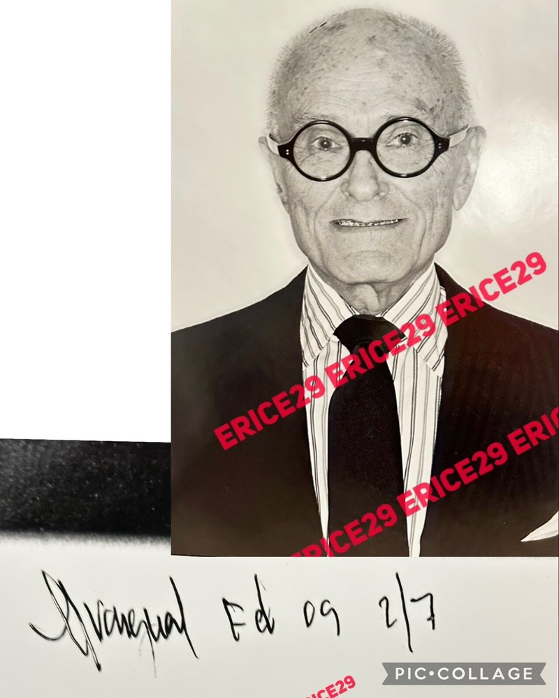 Philip Johnson Photographer Unknown SIGNED ILLEGIBLY Limited Edition 20” x 24”