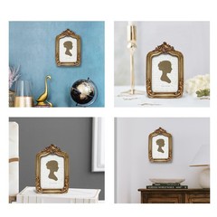 AELS 4×6 Inch Vintage Picture Frame, Elegant Antique Photo Frames with Glass …