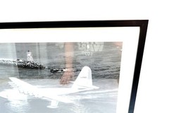 HUGHES H-4 HERCULES «The Spruce Goose» Framed & Matted Photograph 25.5″ x 19.25″
