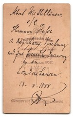 Photography Eduard Lösche, Rudolstadt, Mauer-Strasse 27, portrait fashionably dressed