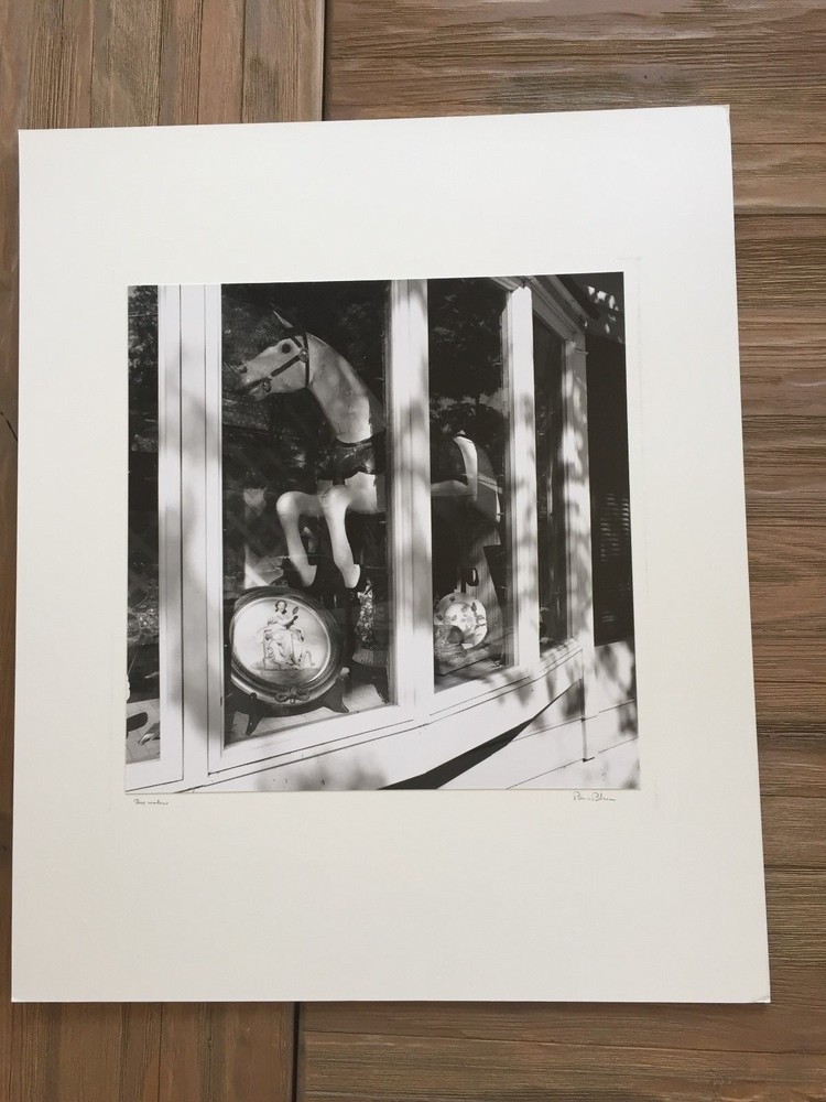 BRUCE BLUM SIGNED B&W Photo Print (14″ X 18″)-«Shop Window «