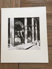BRUCE BLUM SIGNED B&W Photo Print (14″ X 18″)-«Shop Window «
