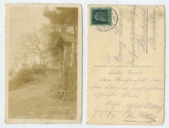 73212 – Marterl at the edge of the forest – photo as postcard, Bad Reichenhall 1.8.1913