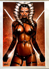 AHSOKA NATHAN SZERDY EXCLUSIVE SIGNED LIMITED EDITION ART PRINT COA NM+