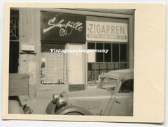 D5004 Foto 1948 Köln Rudolfplatz Geschäft Schatulle Reklame Werbung Zigarren