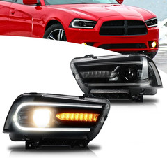 VLAND Headlights Compatible with Dodge Charger 2011-2014 [Not Fit a 2012 Dodge C