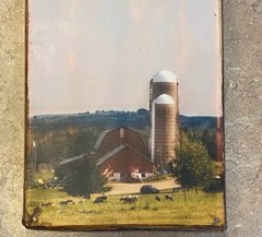 Original Art Photography on Canvas Country Life Country Side Landscapes set of 3