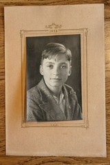 Foto Porträt Junger Mann Kind E. Karl ca. 1938 Rheinau Linx Freistett