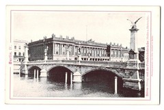 Photography / Light Print Edm. Gaillard, Berlin, view of Berlin, Friedrichsbrücke