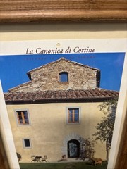 Framed Photograph Stone Farmhouse Entrance Door Tuscany Italy Vintage 18×14