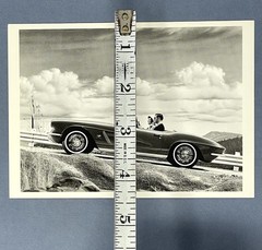 1962 Chevrolet Corvette C1 Fotofolio Art Photo Print Card 4.25”x6” Sports Car