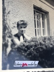 ❤️Old Photo ~50s German Crown Portrait Beautiful Young Woman Pose Vintage ~6×9