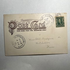 1905 ATQ RPPC Hanging Bridge Royal Gorge Colorado D&RG Railway Real Photo US VTG