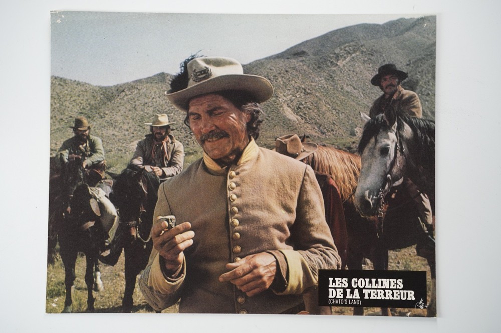 Photo Cinema Lobby Cards The Hills Of Terror (Chato’s Land) 22X28Cm 1970