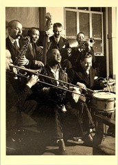 Louis Armstrong Tommy Dorsey Jam Session, 1937 Fotofolio Art Photo Print Card