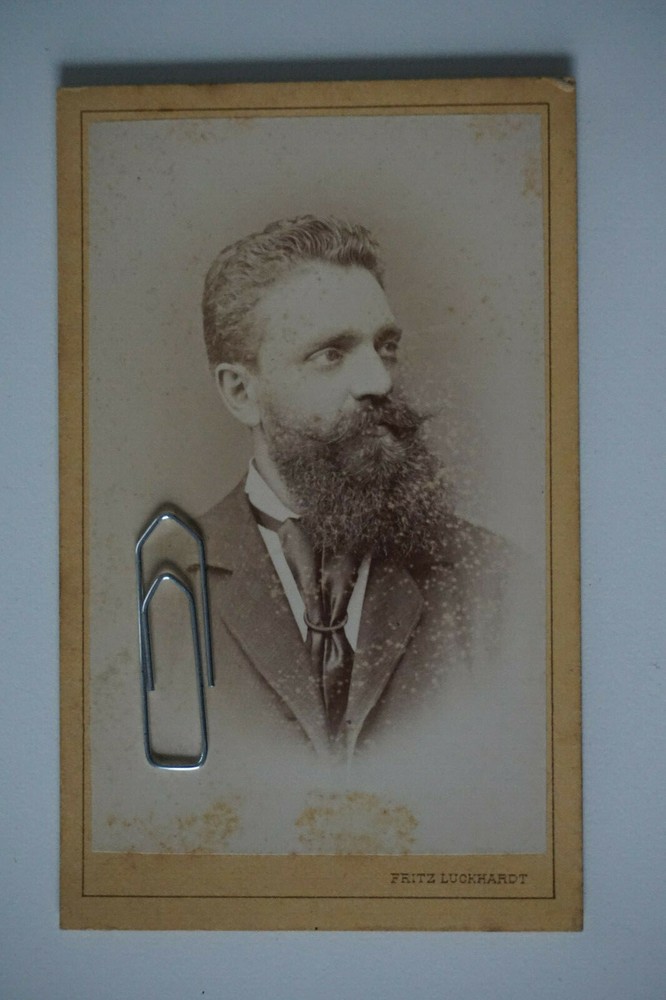 #123 CDV: beschriftet Rotzeng ? Weitra März 1882 Österreich