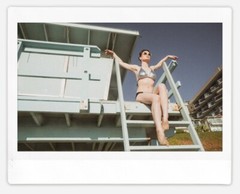 Art model Olive Glass Instax Wide Instant Film Print