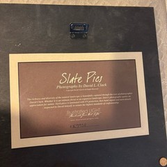 David L. Clack Photograph Mounted on Slate