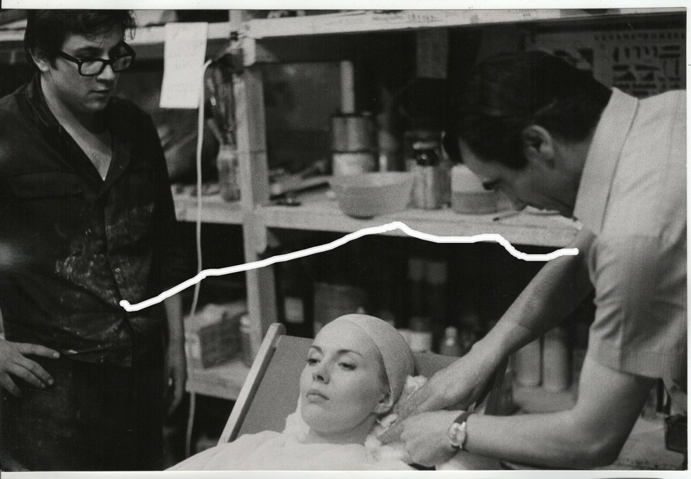 30x20cm vintage archive photo by Carla Menegol 1969 Jean Seberg photo B