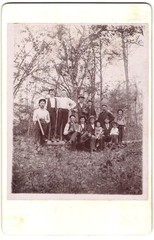 2 Photographs Corell, Mount Jewett / PA, View Hamlin Township, Workers of