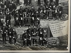 Vintage 1910-1912 German Military Photograph Patriotic Soldiers Commemorated