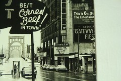 1969 Theater Marquee Large Format Photo Midnight Cowboy Downtown Pittsburgh Art