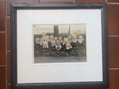 Bill Coleman «Class Photo» Amish Signed Color Photo Matted & Framed