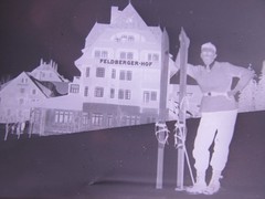 Feldberger Hof Hotel around 1900 Unique Historic Glass Negative No. 3