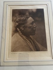 Edward S. Curtis Native American » White Weasel – Ponca » 1927 Photogravure