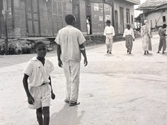 ELLEN AUERBACH Beunaventura, Columbia Street Scene (1949) Signed Silver Gelatin